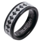 Black Tungsten Ring US Size 9.5