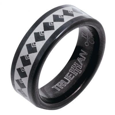 Black Tungsten Ring US Size 10