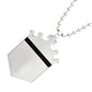 Truman Tungsten Shield Pendant