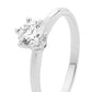 A Perfect Engagement Ring - Platinum - 0.67 Carat Diamond