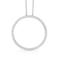 Platinum Diamond  "Circle of life" Pendant