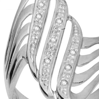 White Gold Diamond Dress Ring