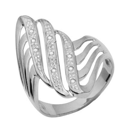 White Gold Diamond Dress Ring