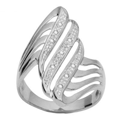 White Gold Diamond Dress Ring