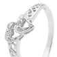 White Gold Diamond "Love" Ring