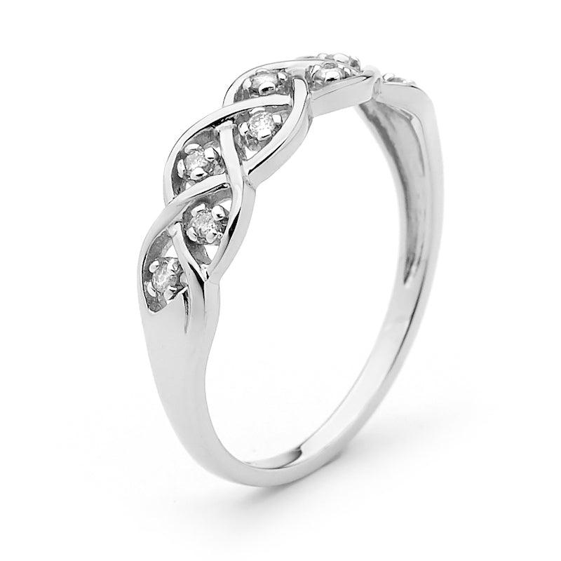 White Gold Diamond Dreamweaver Ring