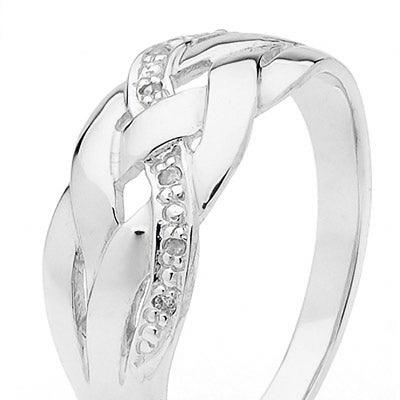 White Gold Diamond Dress Ring