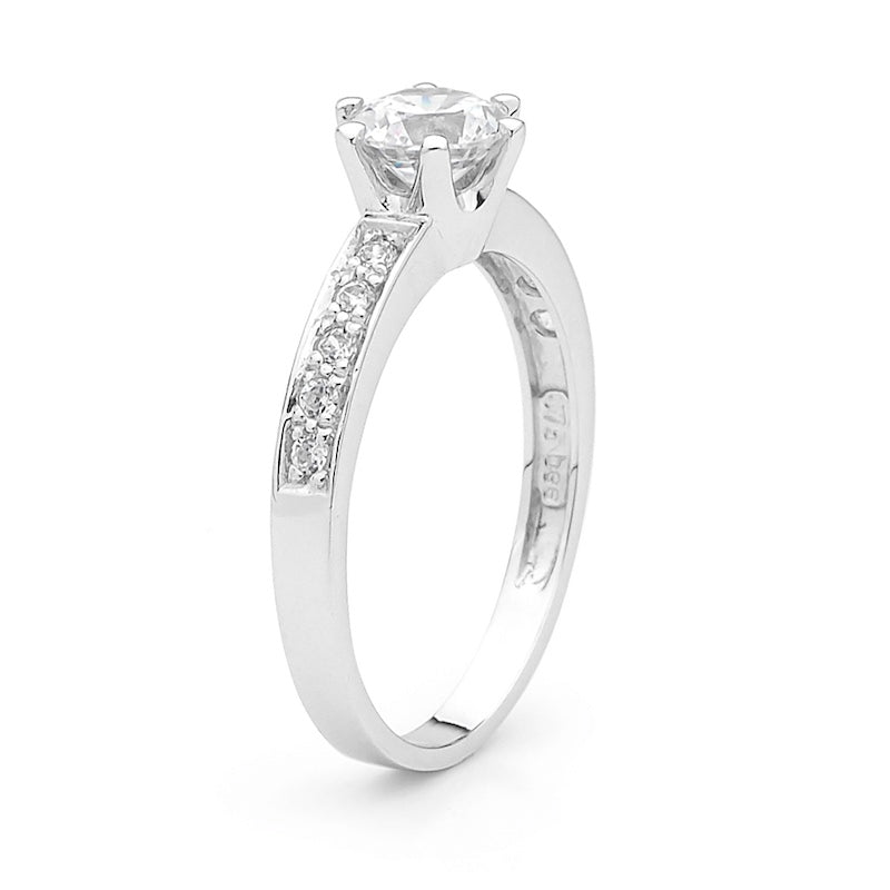 Cubic Zirconia Ring - 1 Carat Engagement