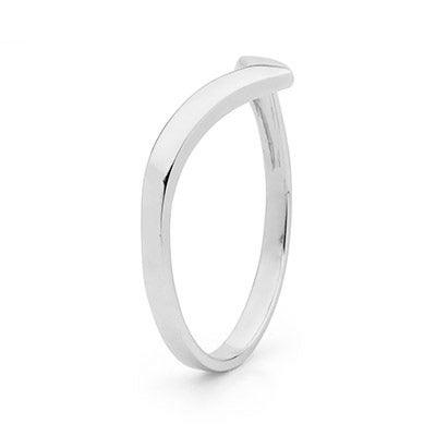 Gold Ring - White Gold -Wishbone