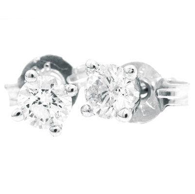 Diamond Studs White Gold - TDW = 0.5 Carat