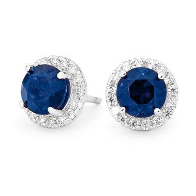 Royal Blue Dazzle Earrings