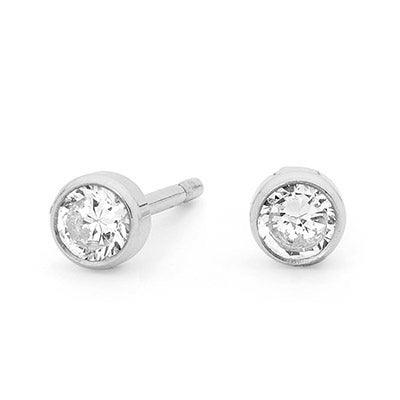 3.5 mm Cubic Zirconia Studs