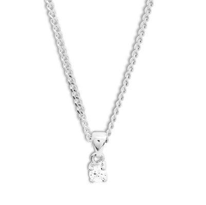 White Gold Diamond pendant - 0.10 carat