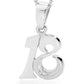 Diamond Set Pendant - 18th. Birthday