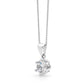 White Gold Zirconia Pendant