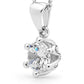 White Gold Zirconia Pendant