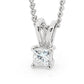 Princess Cut Diamond Pendant - 0.07 Carat