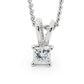 Princess Cut Diamond Pendant - 0.07 Carat