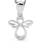 White Gold Angel Pendant with Diamonds